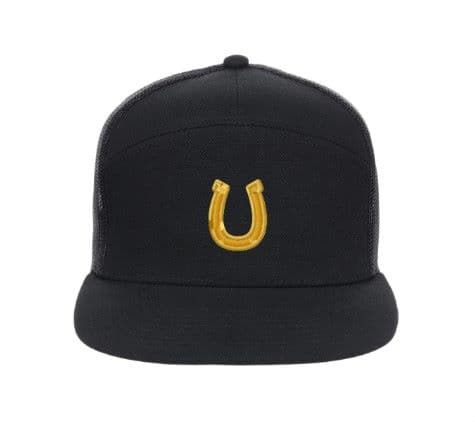 Horseshoe Trucker Hat (Black)