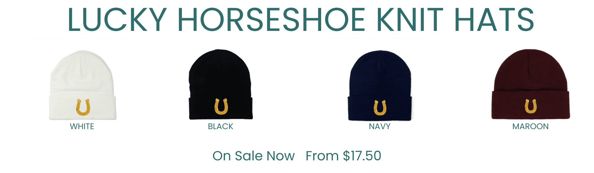 Horseshoe Sock Hat (Maroon)